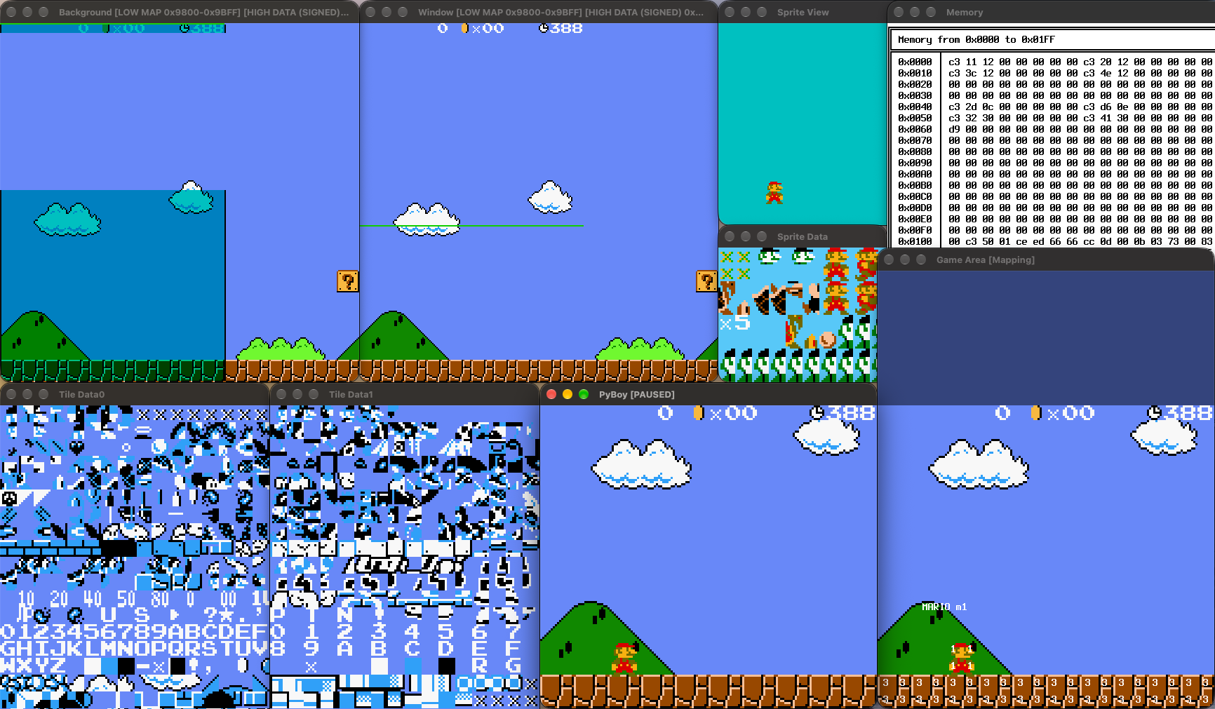 Debug view example