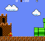 Super Mario Bros. Deluxe gameplay captured with PyBoy